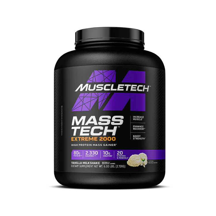 Muscletech Mass Tech Extreme 2000 Vanilla Milkshake 6 Lb 3987